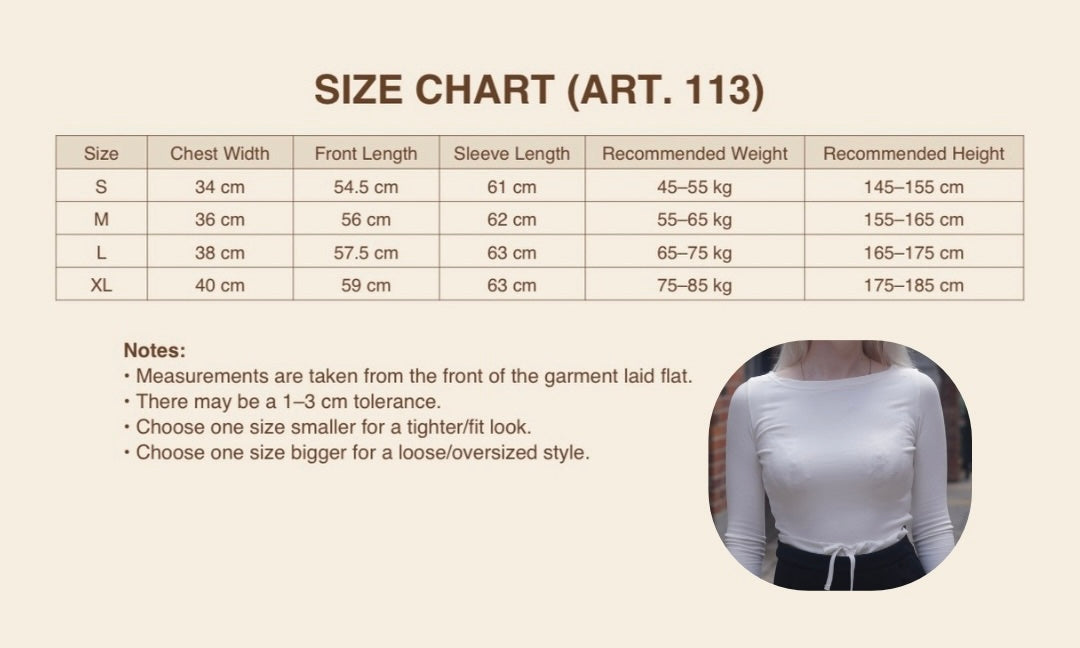 Basic long-sleeve top