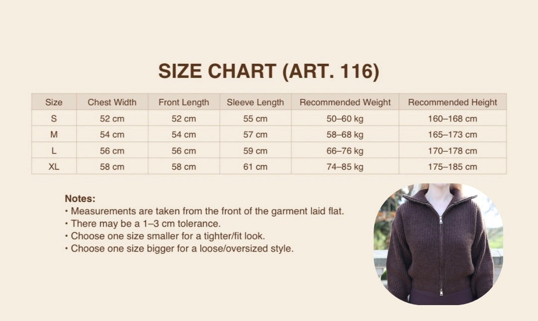 Ribbed Zip-Up Sweater