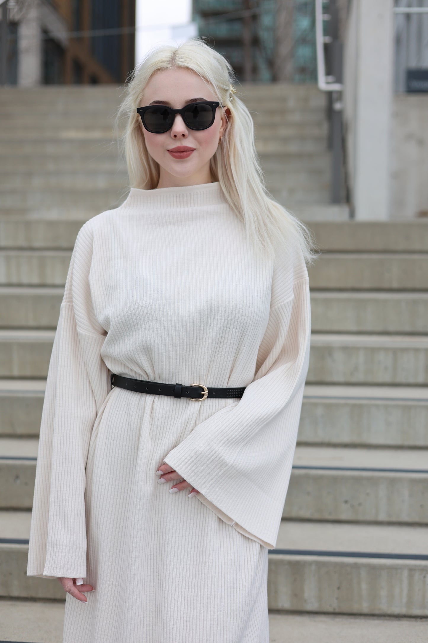 Ribbed Knit Maxi Dress