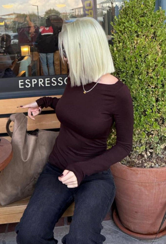 Basic long-sleeve top