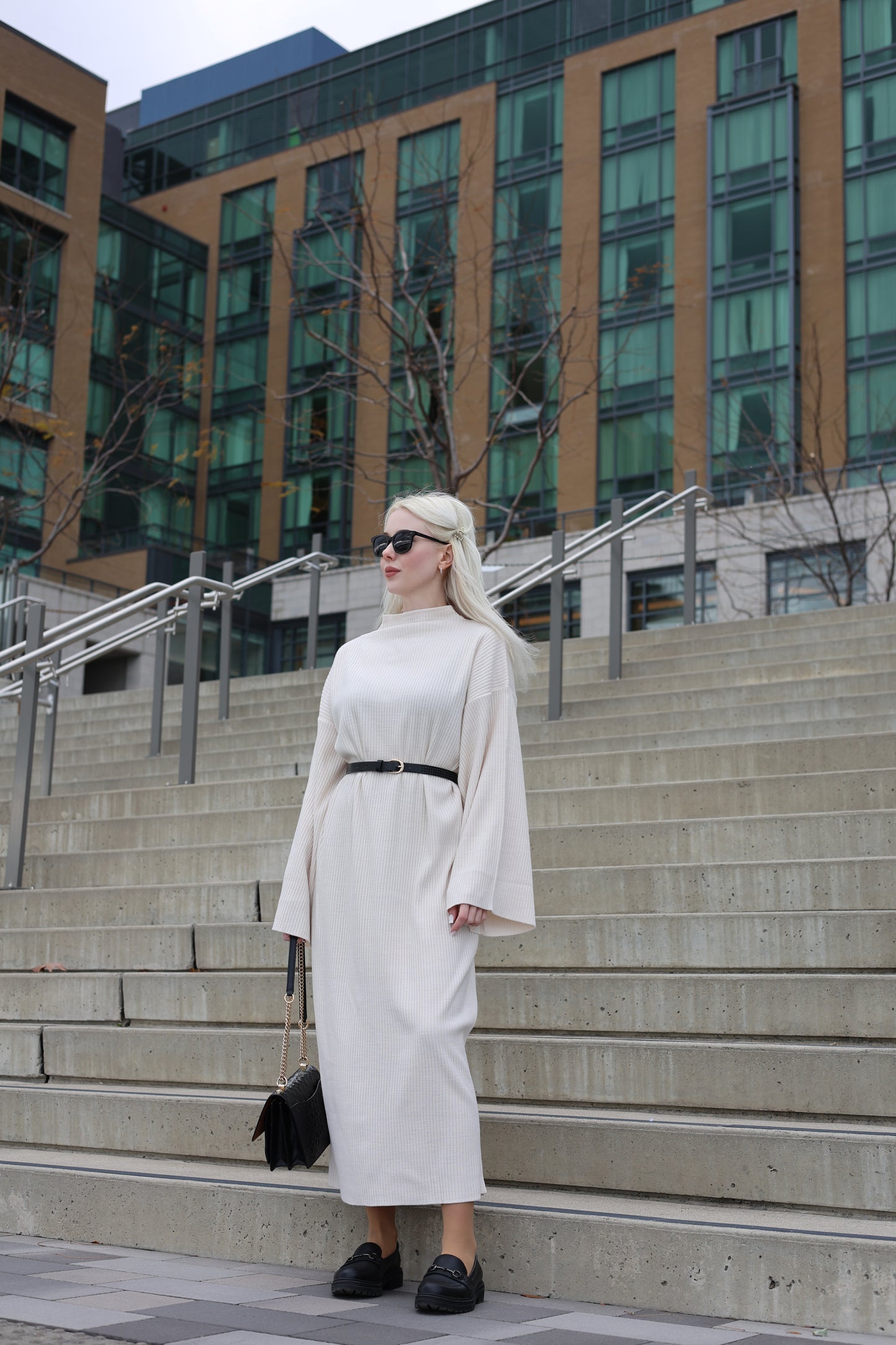 Ribbed Knit Maxi Dress