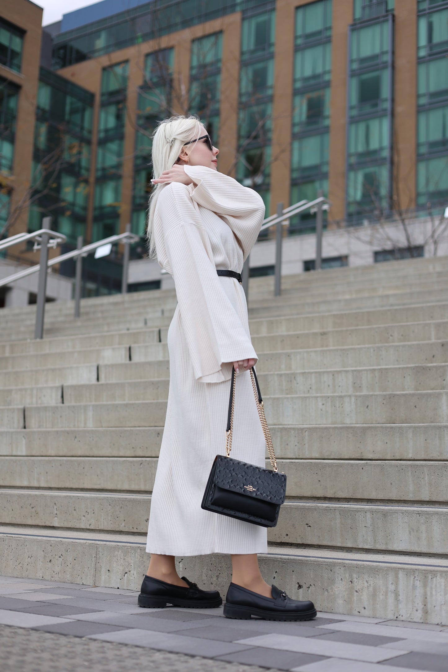 Ribbed Knit Maxi Dress